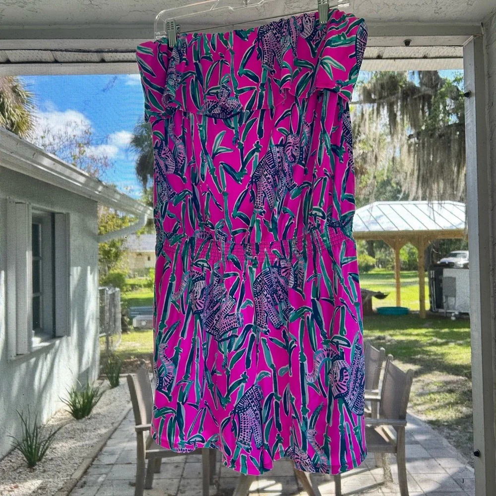 Lilly Pulitzer Anja Strapless Romper - Picture 3 of 4